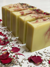 Load image into Gallery viewer, &quot;Lavender Rose&quot; (Infused Rose Petals Soap)
